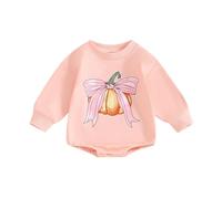 Cokbyavla Halloween Pumpkin Costumes, Halloween Baby Bat Romper baby outfit i'm a little pumpkin newborn Girl Summer Bat Onepiece Girl Winter Outfits 0-3 Mo Toddler, 12-18 Months
