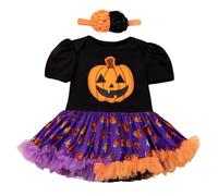 Cokbyavla Halloween Sleeveless Ghost Romper, Infant Halloween Outfit Girl Pink Tulle Dress Girls 5 Pumpkin Costume Big Girls Dresses Formal Giraffe Costume Thank Infant 3-6 Months