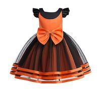 Cokbyavla Hooded Cloak Coat Infant Halloween Clothes, Little Girl Halloween Overall Dress Set Baby Cloths Little Pumpkin Toddler Girl Outfits 3T Black Toddler Dress 2T Gi(1Orange,5-6 Years)