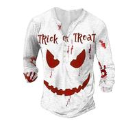 Cokbyavla I'm Fine Bloody Shirt Sweatshirt for Men,Problem Solved Halloween T-Shirt & Halloween Dress Halloween Bloody Clothes Mens Plus Size Long Sleeve T Shirts Funny Hoodies for Boyfriend H Wine