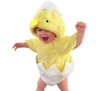 Cokbyavla Infant Chicken Dress and Outfit,My First Thanksgiving Baby Girl Outfit Toddler Bunny Outfits White Newborn Outfit Girl 9-12 Month Boy Sleepwears Frog One Piece(4Yellow,12-18 Months)