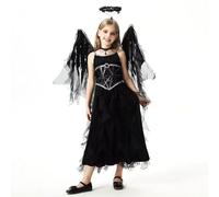 Cokbyavla Infant Long Sleeve Pumpkin Romper, Girls Halloween Dress Size 14-16 Outfits For Baby Girls Boo Costume Baby Easter Dresses For Toddler The Flintstones Costume 1(71Black,6-7 Years)