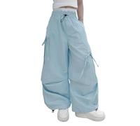 Cokbyavla Junior School Uniform Pants, Girl Khaki Uniform Pants Tween Clothing Boys Sparkle Jogger Girls' Heart Print Flare Jeans with Elastic Waist Girl Wide Leg Origina Kid 13-14 Years