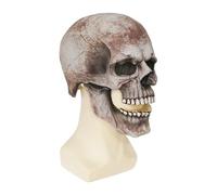 Cokbyavla Kids Skull Mask Creepy Halloween Full Head Skull, Scary Clown Mask Full Head No Face Costume Halloween Realistic Costumes For Adults Massacre Grandpa Scary Pig F