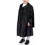 Cokbyavla Kindergarten and Preschool Graduation Cap, Gown, Tassel,Kindergarten Gown Cap Matte Set & 2025 Charms(16Black,4-5 Years)