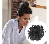 Cokbyavla Lace Front Wig Curly Hair Extension Ponytail With Elastic Rubber Band Updo Extensions Hairpiece Synthetic Ponytail Extensions Spray for Wigs (A, One Size)