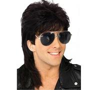 Cokbyavla Lace Front Wigs for Women Men Wigs Blonde Curls '70s '80s Halloween Costumes Punk Rock Wigs Fancy Disco Party Wigs Sew in Hair (C, One Size)