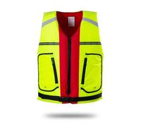 Cokbyavla Life Vests Reflective Vest With Back Pouch, High Visibility Class 2 Heavy Duty Surveyor Zipper Vest (Orange, L) plus Size Swim Skirt Women 4x One Size