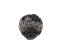 Cokbyavla Long Curly Wigs for Women Old White Hairstyle Natural Wigs Men Lady Wavy Short Costume Wig Synthetic Sexy wig Hair Tie Bracelets (black, One Size)