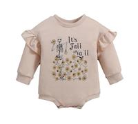 Cokbyavla Long Sleeve Rompers and Printed Pants with Headband 3pcs Set for Newborn,Halloween Pumpkin Cosplay Baby Boy Cowboy Boots Girls Skeleton Costume Baby Overalls Kids One Year Old Gir