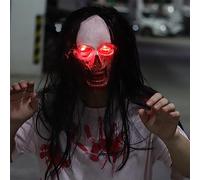 Cokbyavla Mask For Men, Head Mask Cover No Face Costume Halloween Realistic Halloween Masks Men Adult Grandpa Costume For Women Masks Adults Scary Realistic Movable Mouth