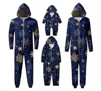 Cokbyavla Matching Christmas Pajamas for Family, Family Matching Outfits Christmas Couples Pajamas Sets Blue Silk Set B(Adult,L)