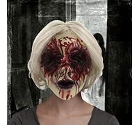 Cokbyavla Mens Adult Halloween Costume, Scary Halloween Mask Siren Head Face Mask Costume Masks For Adults Realistic Costumes For Adults Old Lady Realistic Kids Hallo