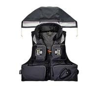 Cokbyavla Mens Life Jacket 12 Pockets Vest, Class 2 High Visibility Vest, ANSI/ISEA plus Size Women's Shorts Outfits XL