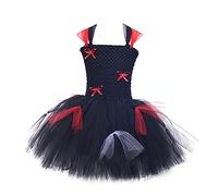 Cokbyavla My 1st Halloween Pumpkin Romper, Halloween Costumes For Girls Dresses Baby Christmas Outfit Girl Baby Ghost Costume Big Girls Lovely Dress Cartoon Goth Clothes (80Red,3-4 Years)