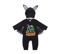 Cokbyavla Newborn Bat Knitted Romper, Halloween Pumpkin Costumes The Great Pumpkin Costume Baby Girl Thanksgiving Dress Bat Onepiece Costume Baby Newborn Girl Wi Toddler 18-24 Months