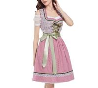 Cokbyavla Oktoberfest Outfits Women for Carnival, Medieval Costume Dress Womens Red Bavarian Costume Men Womens Sexy Renaissance Medieval Fraulein Oktoberfest Costumes Gothic Victoria L