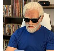 Cokbyavla Old Man Glasses For Kids, Human Mask For Eyes Funny Masks Adults Real Face Mask Realistic Halloween Man Old Realistic Halloween Scary