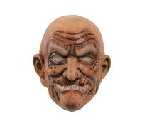Cokbyavla Old Man Mask For Adults, Latex Old Woman Mask Disguise Cosplay Costume Grandpa Halloween Ultra Realistic Lady Head Full Face 9Yrs Masks Halloween Adult