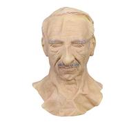 Cokbyavla Old Man Mask For Adults, Latex Old Woman Mask Disguise Cosplay Costume Grandpa Halloween Ultra Realistic Lady Head Full Face 9Yrs Masks Halloween Adult