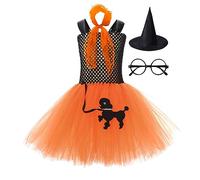 Cokbyavla One Piece Jumpsuit 0-18M, 0-3 Baby Halloween Half Way To One Baby Girl Outfit Toddler Ghost Costume Girl Little Dress For Wedding Devil Costume For Girls Thanks(104Orange,6-7 Years)
