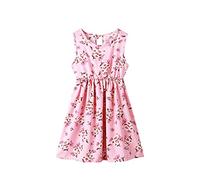 Cokbyavla Party Dress Girls Big for 12,Cute Summer Dresses for Teen Girls Junior Print Dresses Little Girl Dress Cartoon Print Tween Dresses Shorts Girls Party Dress 7-8 Years Bluey Clothes Gi Pink