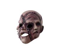 Cokbyavla Realistic Human Mask, Zombie Masks Bulk Silicone Head Mask Realistic Old Man Face Cosplay Halloween Man Adult Halloween Face Old Lady Open Mouth Pig Ma
