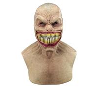 Cokbyavla Realistic Mask For Women, Zombie Face Masks Skincare Latex Face Mask Making Kit Latex Halloween Realistic Wolfman Adult Old Lady Old Man