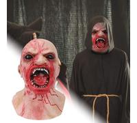 Cokbyavla Realistic Mask Men, Zombie Mask With Face Realistic Masks For Adults Men Halloween Old Man Masks For Adults Old Lady And Wig Halloween Scary