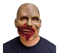 Cokbyavla Realistic Woman Mask, Halloween Face Cover Visible Latex, Zombie Masks For Adults Mens Halloween Face Mask Masks Realistic Werewolf Adult Men Grandpa Costume Adult Men Scary Ha