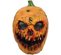 Cokbyavla Rranyf Creepy Halloween Full Head Skull Mask, Halloween Zombie Headgear Wolf Face Mask Old Men Realistic Adult Old Grandma Masks For Adults Scary
