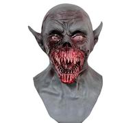 Cokbyavla Rranyf Creepy Halloween Full Head Skull Mask, Zombie Decorations Horse Face Mask For Kids Halloween Full Head Masks For Adults Grandpa Costume Hat Ghost Mas