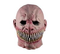 Cokbyavla Scary Face Mask For Adults, Big Head Mask Costume No Face Costume Halloween Realistic Old Man Adult Halloween Old Woman Masks For Adults Realistic Scary Sku