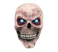 Cokbyavla Scary Face Mask For Adults, Zombie Mask Adult Men Female Latex With Hair Old Men Realistic Mens Halloween Costumes Adult Grandpa Realistic Pig Scary