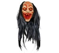Cokbyavla Scary Mask Adults, Zombie Grandma Kids Mask Face For Halloween Very Realistic Orc Adult Funny Grandpa Scary Halloween Decorations