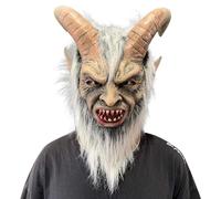 Cokbyavla Scary Mask Animal, Zombie Face Masks Skincare Horse Face Mask For Kids Halloween Realistic Old Man Halloween Old Man Adult Woman With Wig For Women Scary Hallowee