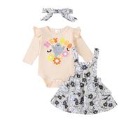 Cokbyavla Shiny Bat Princess Halloween Party Dresses, 2T Halloween Outfit Girl Baby Girl Dresses Cartoon Print Toddler Ghost Costume 5T Big Girls Mini Ba Infant 0-3 Months