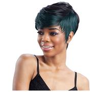 Cokbyavla Short Curly Lace Front Wigs Women's Short Curly Hair High Temperature Silk Rose Mesh Headband Wig Suitable For Women's Wigs High Frequency Hair Comb (B, One Size)