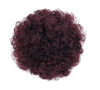 Cokbyavla Short Hair Wigs for Women Fashion Girl Ponytail Holder Hairpiece Afro Puff Wig Hair Ring Bun Girls Hair Clips (C, One Size)