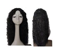 Cokbyavla Short Wavy Wigs for Women Human Front Human Wig Hair Glueless Curly Lace Hair wig Hair Clips Styling (Black, One Size)