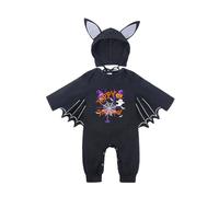 Cokbyavla Sleeveless Bat Romper, Halloween Crazy Cloth Baby Girl Pumpkin Costume My Auntie Loves Me Baby Clothes Boy Girl Onepiece Fathers Day Outfit Bubble Long Toddler 18-24 Months