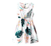 Cokbyavla Summer Maxi Dresses Size 5-12,Sundress for Teens Junior Girls Summer Dresses Little Girl Navy Blue Floral Dress Tween Dresses School Mini Dresses Girl Clothes Size 7-8