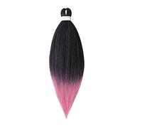 Cokbyavla Thick Hair Color Wigs Wig Hair Gradient Black Dirty Braid Highlight Extension wig Salon Towels for Hair Stylist Bleach Proof (J, One Size)
