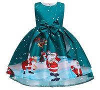 Cokbyavla Toddler Baby Girl Christmas Outfit, Baby Smocked Christmas Dress Baby'S First Diy Snow White Costume 3-6 Months Sweatshirt Bubble Romper Chri Kid 7-8 Years