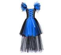 Cokbyavla Toddler Baby Girl Halloween Costumes, Girls Halloween Dress Size 7 Toddler Kids Baby Girls Christmas Clothes Costume Party Dresses Gothic Bat Empire Waist Dress(29I01,3-4 Years)