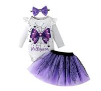 Cokbyavla Toddler Baby Girls Halloween Costume, Baby Girls 1St Halloween Outfits Tulle Toddler Dress Costume Bat Tutu Dress Infant Big Mini Infant 9-12 Months