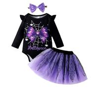 Cokbyavla Toddler Baby Girls Halloween Costume, Baby Girls 1St Halloween Outfits Tulle Toddler Dress Costume Bat Tutu Dress Infant Big Mini 12-18 Months
