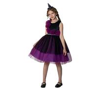 Cokbyavla Tutu Dress Sequin Bodysuit, Girls Halloween Outfit Christening Dresses For Baby Girls Ghost Costume Kids Toddler Dresses 5T Costume Baby Thanksgiving Clothes Fo(154Purple,7-8 Years)