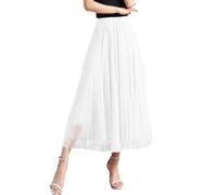 Cokbyavla Tutu Skirt Women Adult,Sparkly Black Shorts Ballet Warmups Sequin Belly Dance Skirt 1950S Women Costume Set Rave Accessories for Women Red and Green Tulle(19White,M)