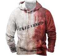 Cokbyavla Unisex Blood Splatter Horror Graphic Tee Tops,Halloween Sweatshirts for Women Bloody Splatter Sweatshirt Oversized Sweatshirt for Women with Pockets Pocket Tee Shirts Mens Big and Ta Grey